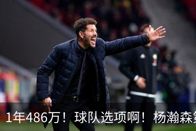 1年486万！球队选项啊！杨瀚森第一个生涯转折点